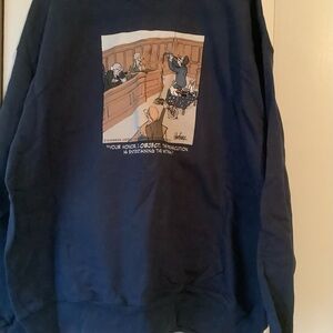 Men’s Navy Graphic Men Sweatshirt